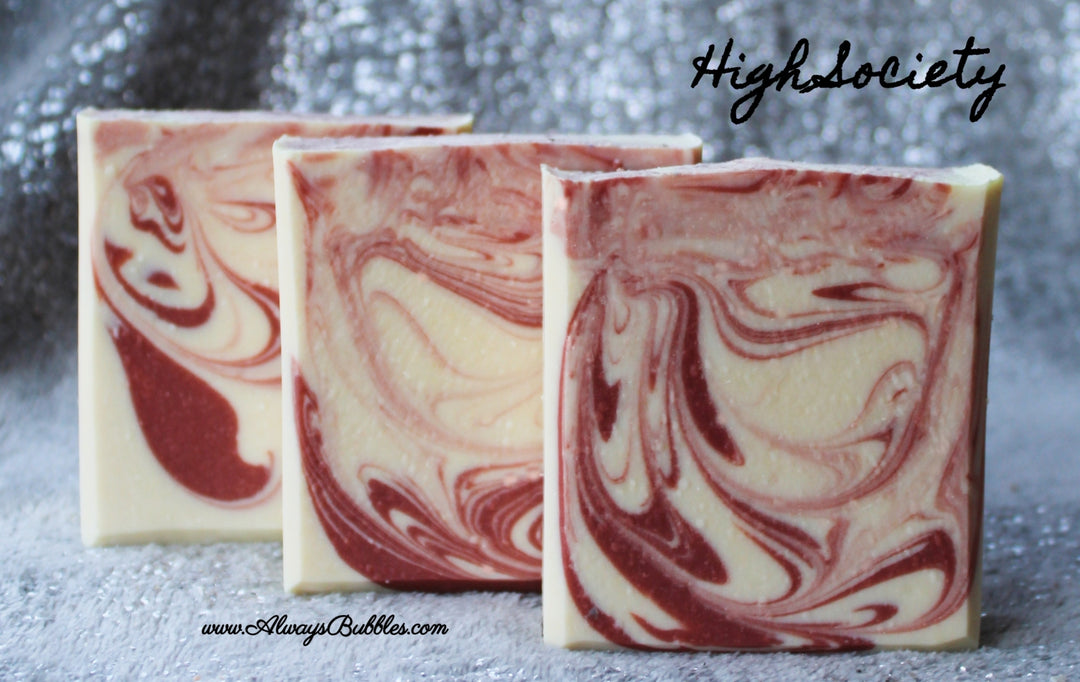 High Society Goat Milk Soap by Always Bubbles – Elegant Amber & Floral Scent with Moisturizing Goat Milk