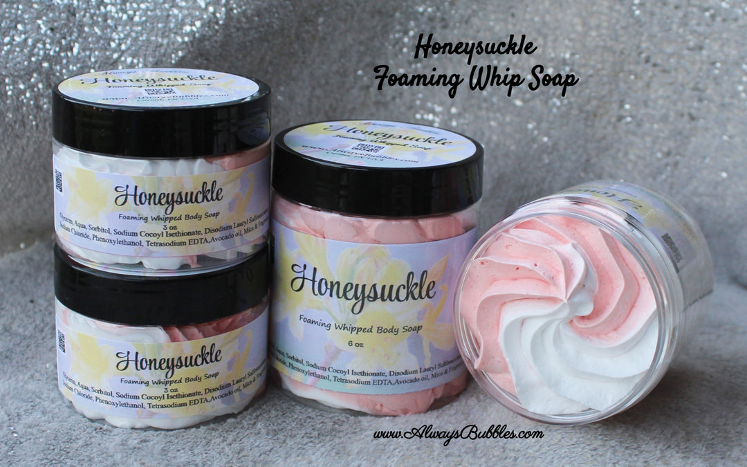 Honeysuckle – Foaming Whipped Body Soap