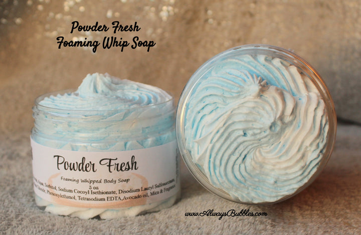 Powder Fresh – Foaming Whipped Body Soap