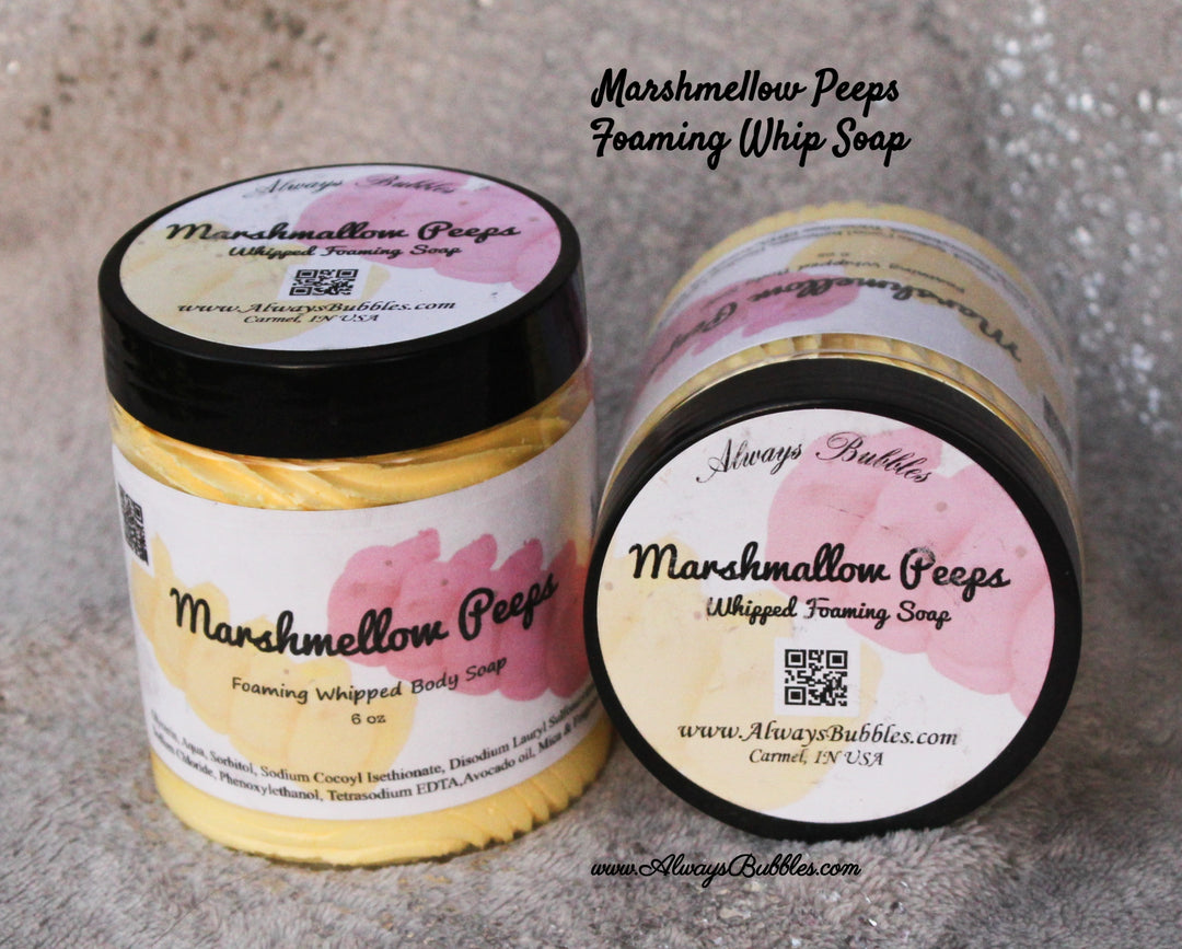 Marshmallow Peeps – Foaming Whipped Body Soap
