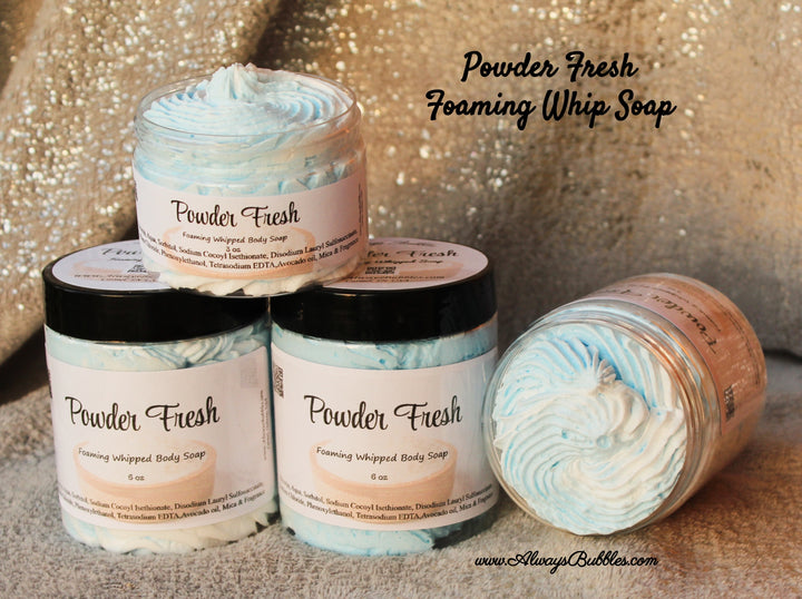 Powder Fresh – Foaming Whipped Body Soap
