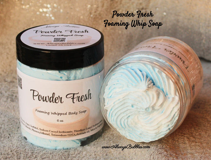 Powder Fresh – Foaming Whipped Body Soap