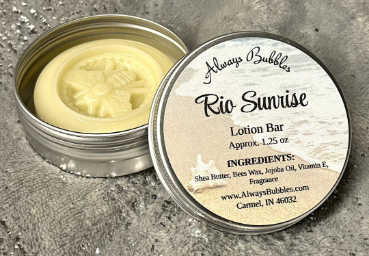 Always Bubbles RIO SUNRISE LOTION BAR