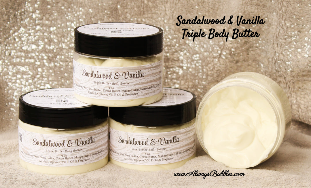 Sandalwood & Vanilla – Triple Body Butter