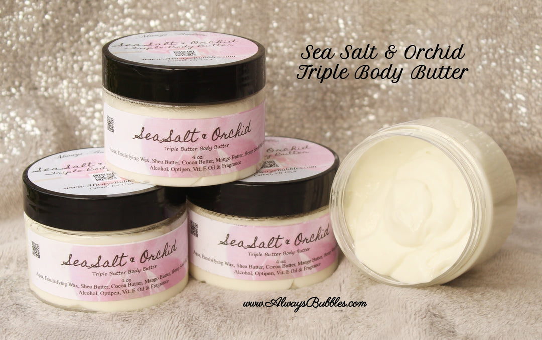 Sea Salt & Orchid – Triple Body Butter