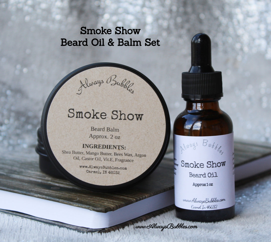 Smoke Show Beard Oil & Balm Set
