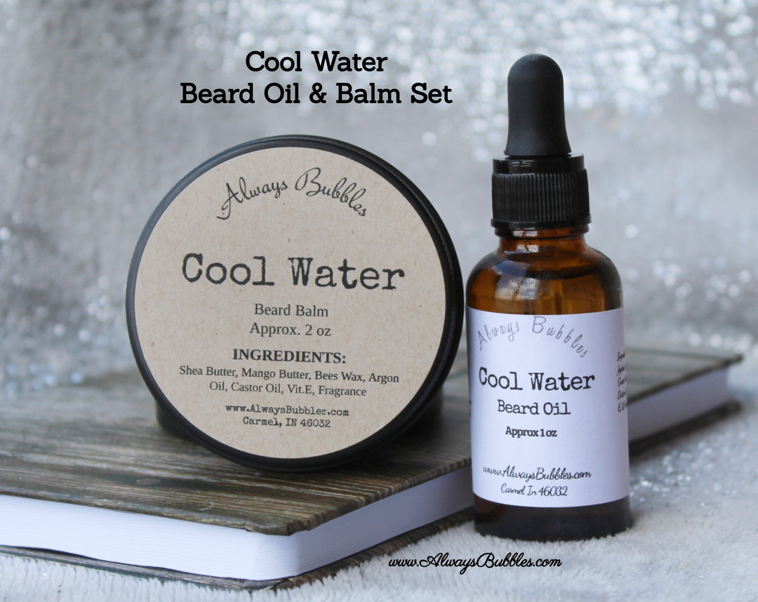 Cool Water – Beard Oil & Balm Set