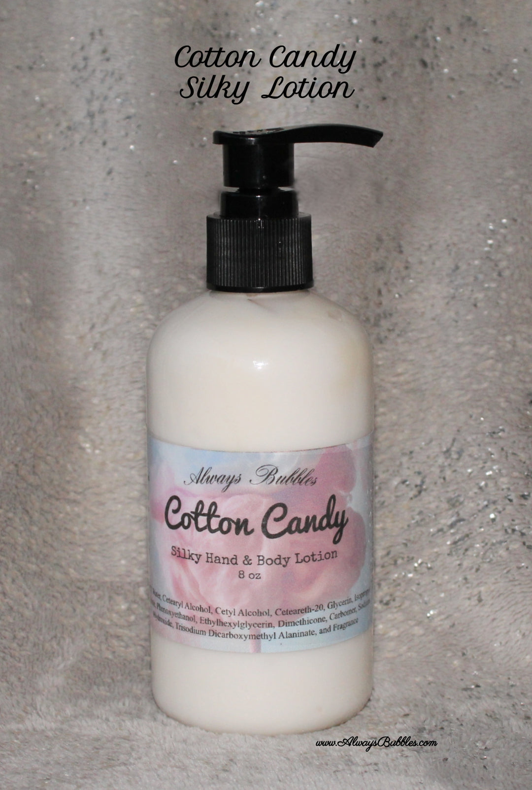 Always Bubbles Cotton Candy Silky Hand and Body Lotion