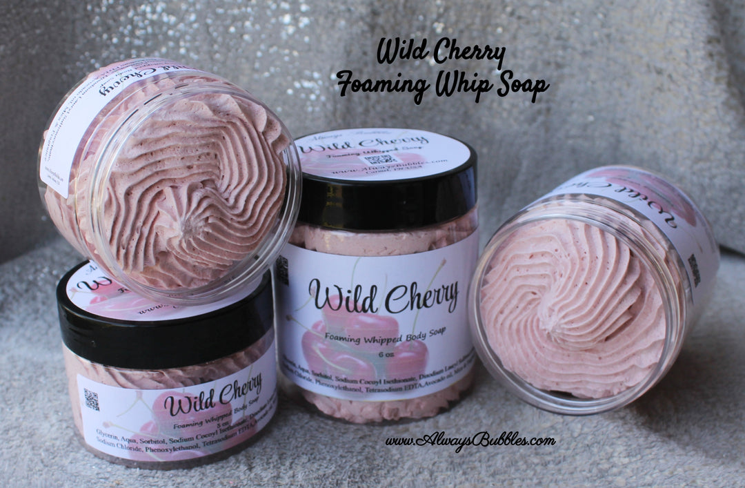 Wild Cherry – Foaming Whip Body Soap