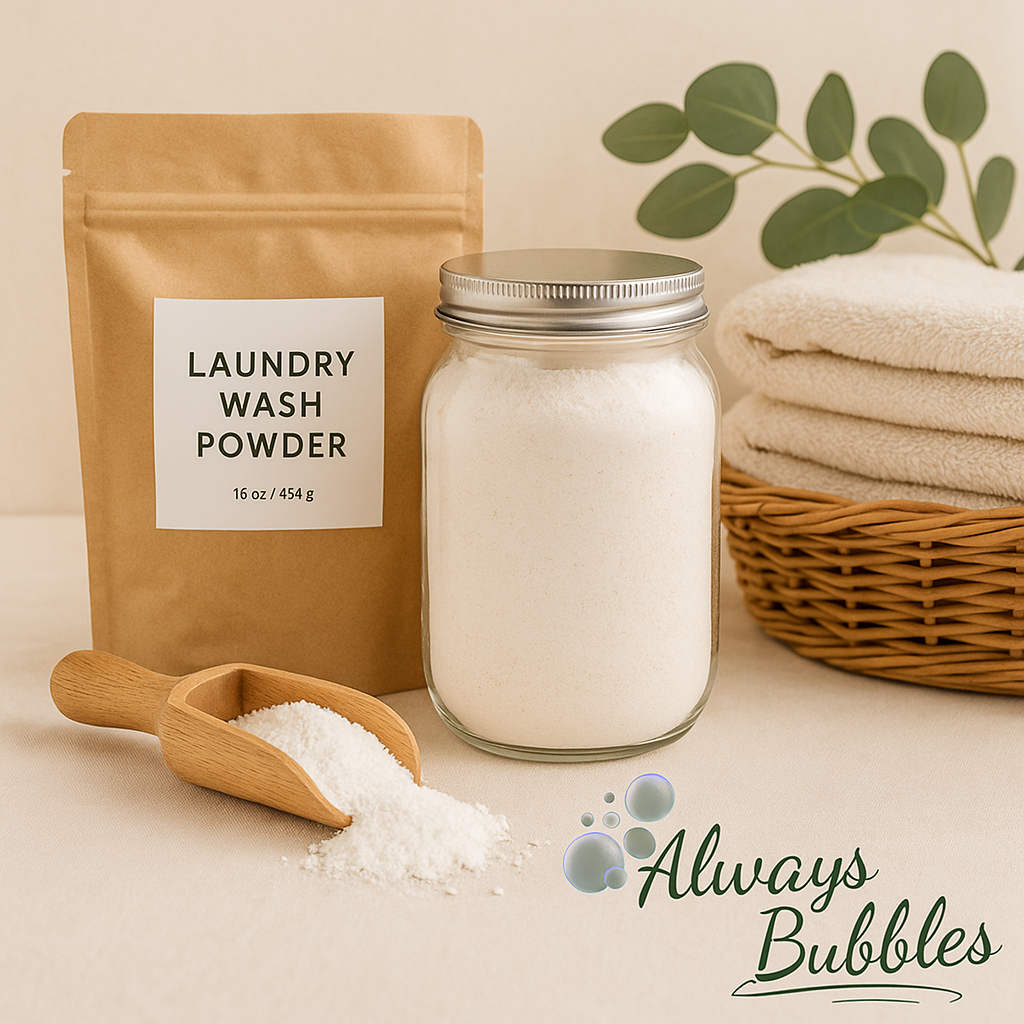 All-Natural Laundry Wash Powder | Always Bubbles