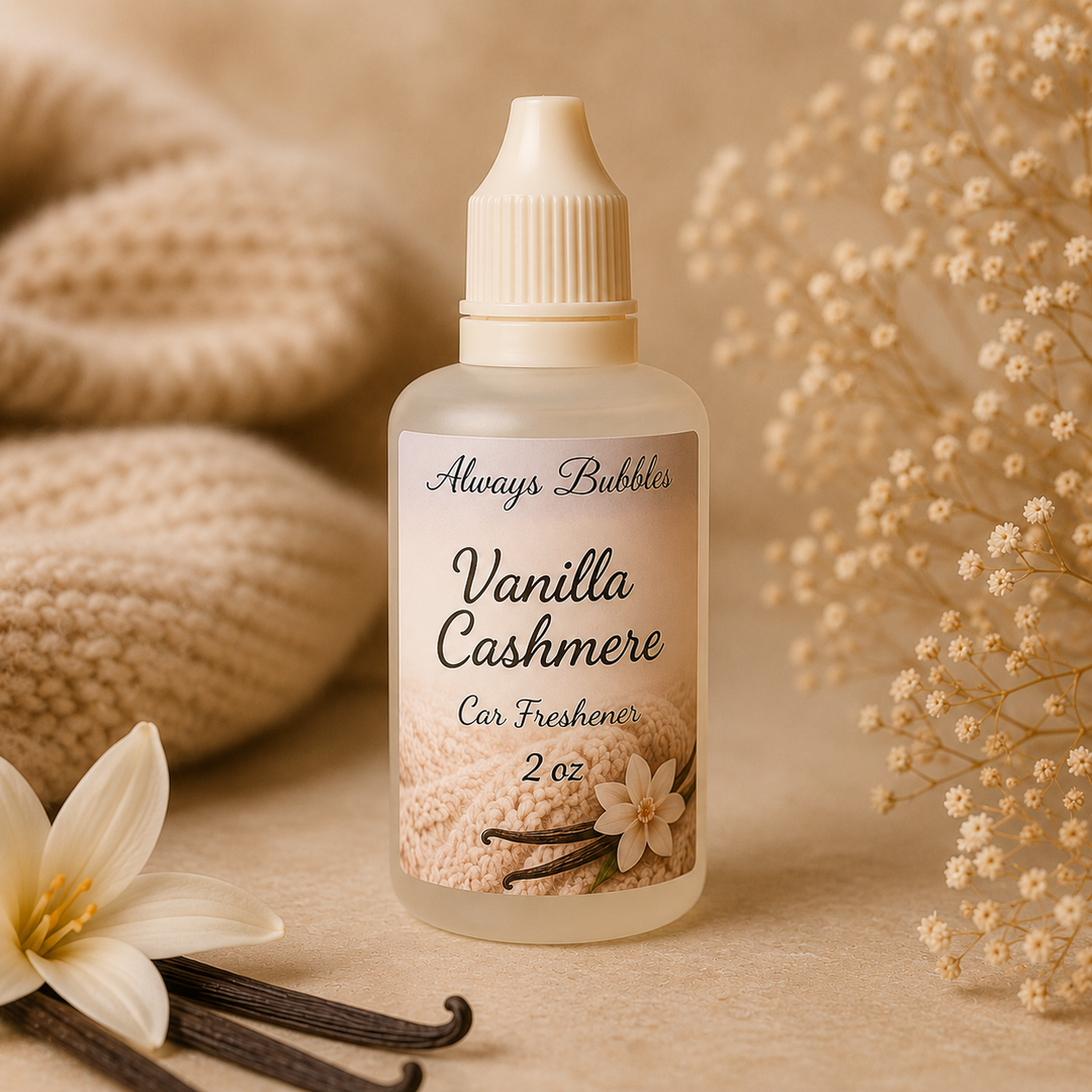 Vanilla Cashmere– Luxury Car Freshener by Always Bubbles