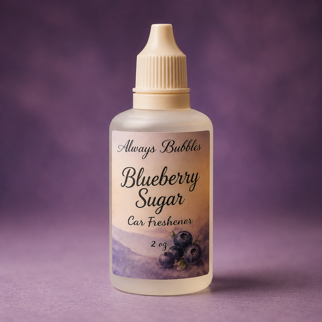 Blueberry Sugar– Luxury Car Freshener by Always Bubbles