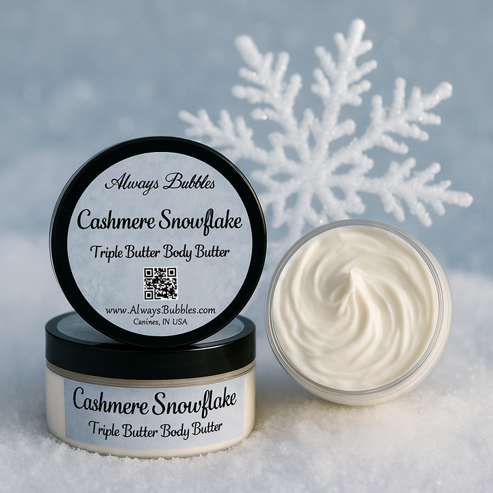 Cashmere Snowflake Triple Body Butter | Always Bubbles