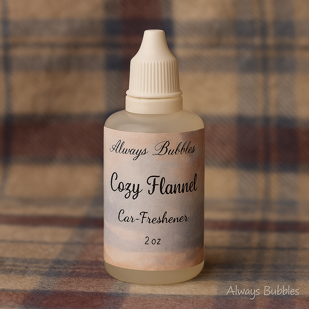 Cozy Flannel – Luxury Car Freshener by Always Bubbles