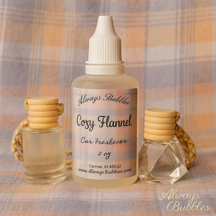 Cozy Flannel – Luxury Car Freshener by Always Bubbles