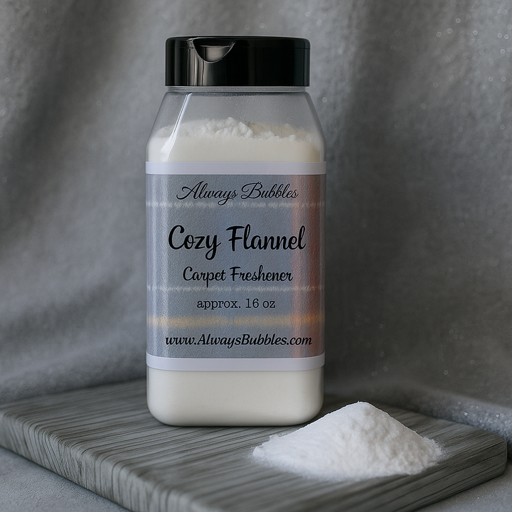 Cozy Flannel All-Natural Carpet Freshener | Always Bubbles