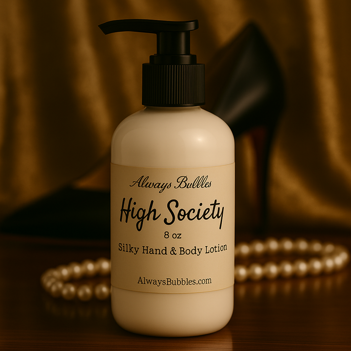 High Society Silky Hand & Body Lotion - Always Bubbles