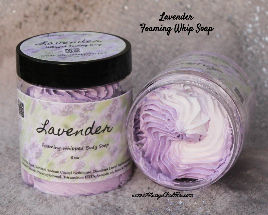 Lavender – Foaming Whipped Body Soap